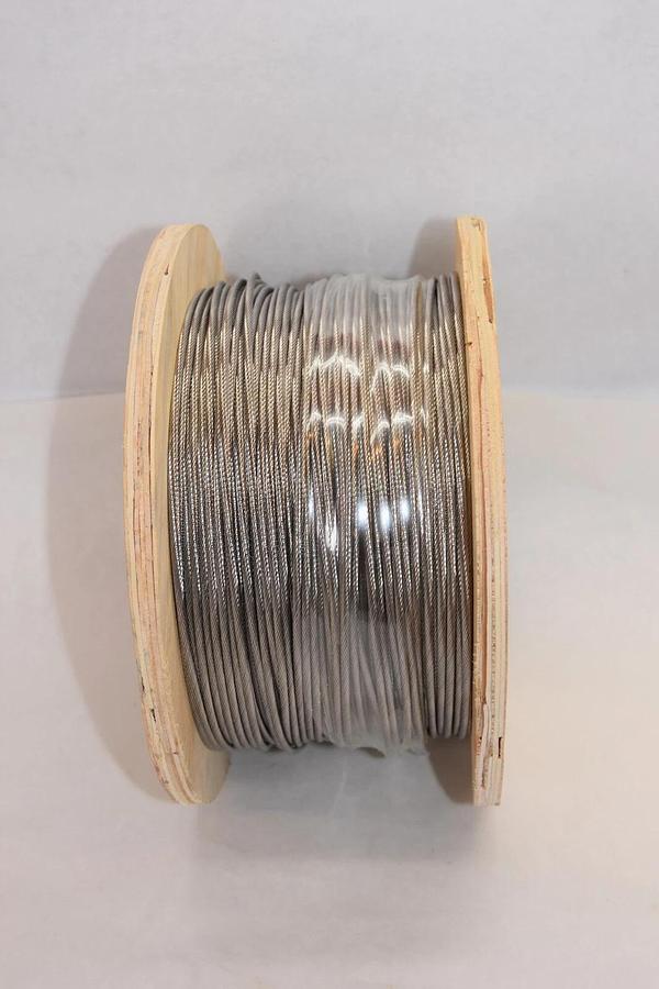 VEVOR 316 Stainless Steel Wire Rope Wire Cable Railing Decking 1/8" 500' 4700lb