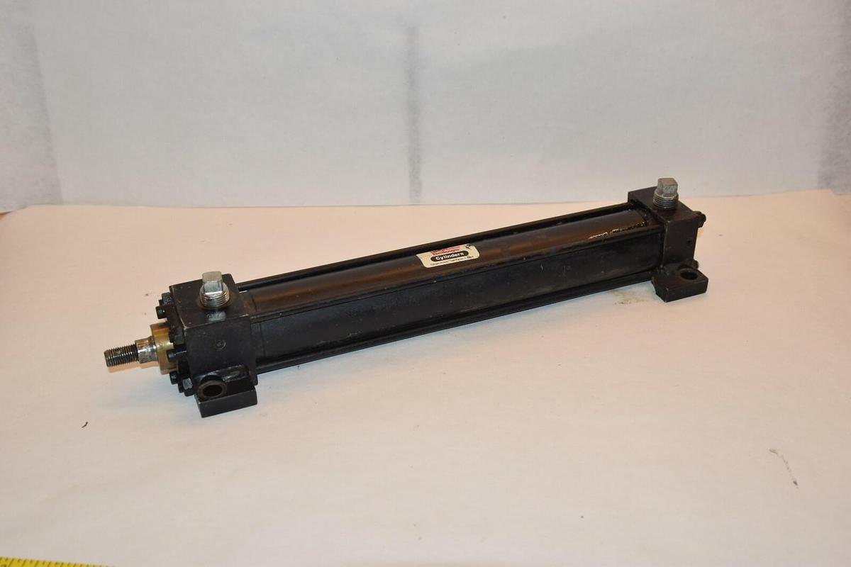 Refurbished SCHRADER BELLOWS PAA100821 SGG11695 A 10" Stroke 250psi Pneumatic Cylinder