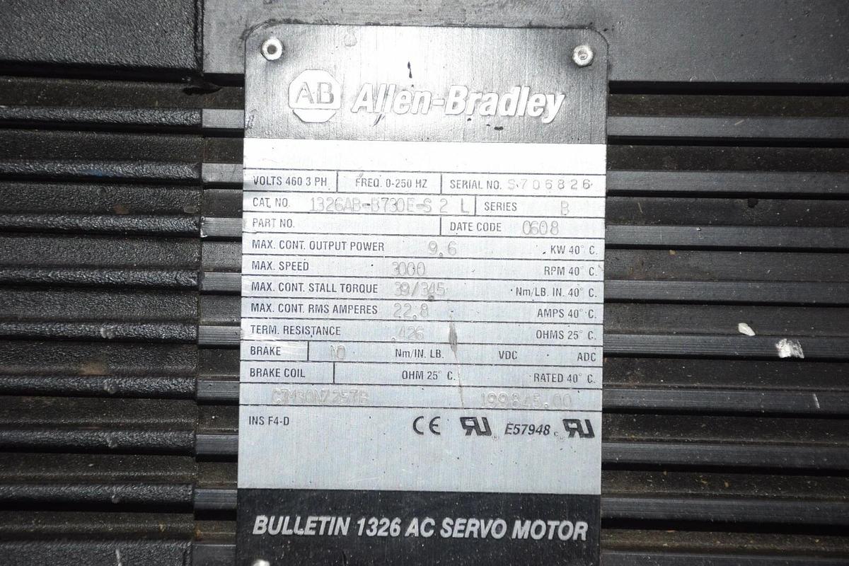 Used ALLEN BRADLEY 1326AB-B730E-S2L 460V 9.6KW 3000RPM  0-250Hz  1326AB-B730E-S