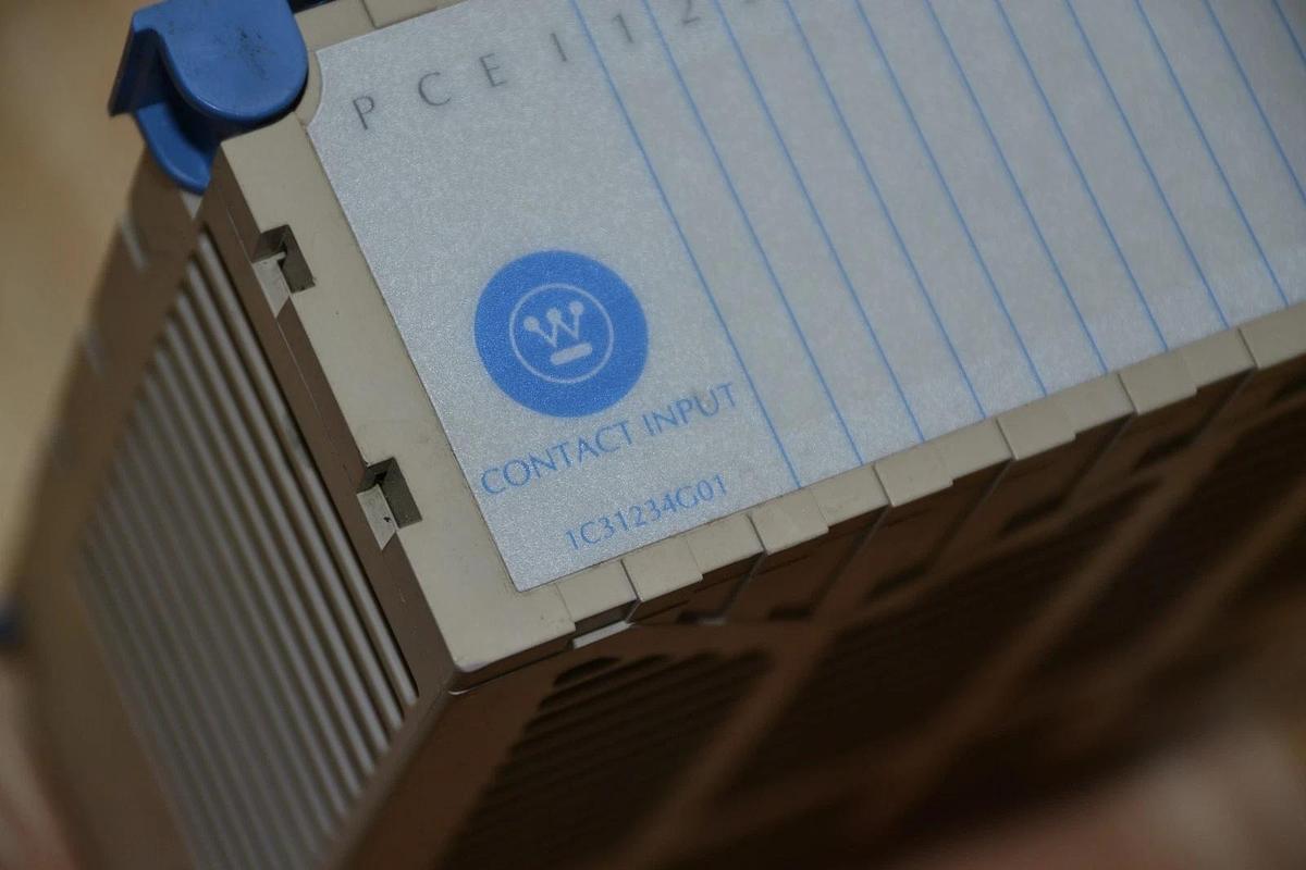 Used WESTINGHOUSE Emerson 1C31234G01 Contact Input