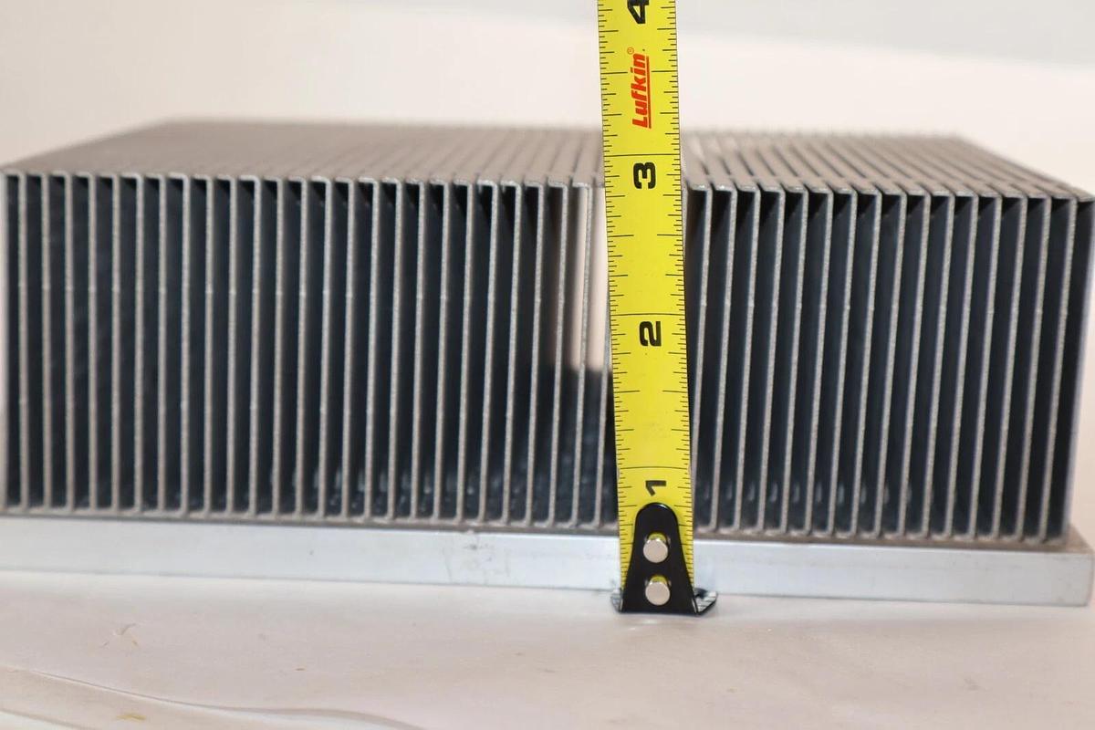 Used Approx. 8" x 5" x 3" Aluminum Heat Sink