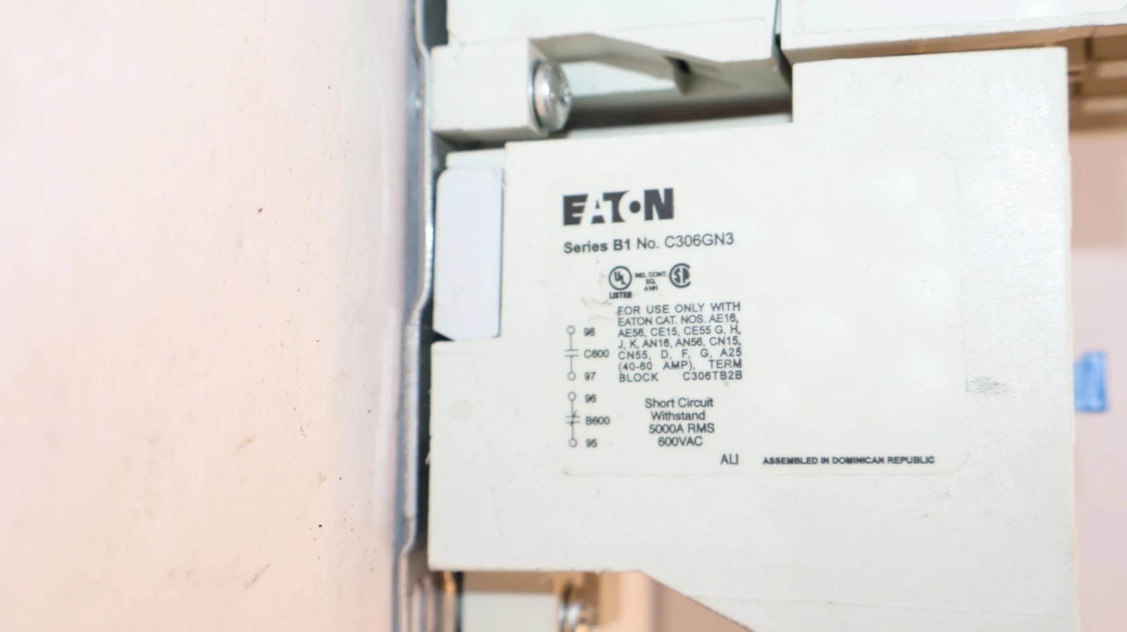 Eaton Starter AN16DN0 Size Sz 1 600V 27A 27 Amp Coil:120v USA