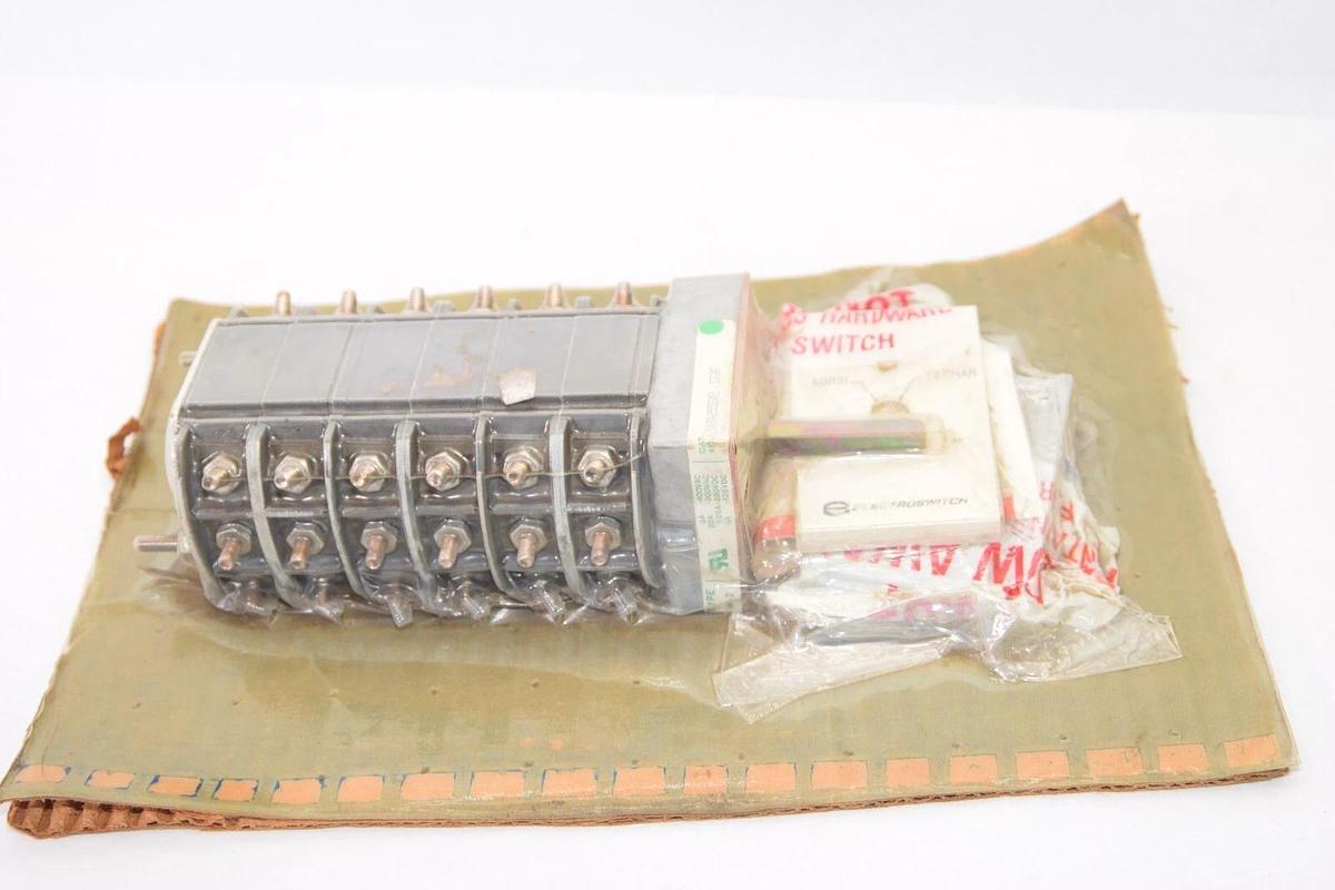 (NEW) ELECTROSWITCH 508A255G02 937-515-62 E 3 Position Rotary Selector Switch