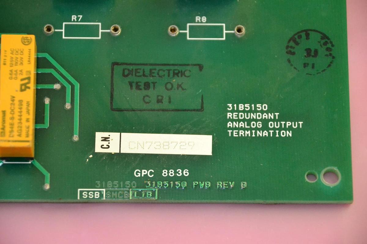Used FISHER ROSEMOUNT ANALOG OUTPUT TERMINAL CL6872X1-A1 CL6872X1 A1 CL6872X1A1