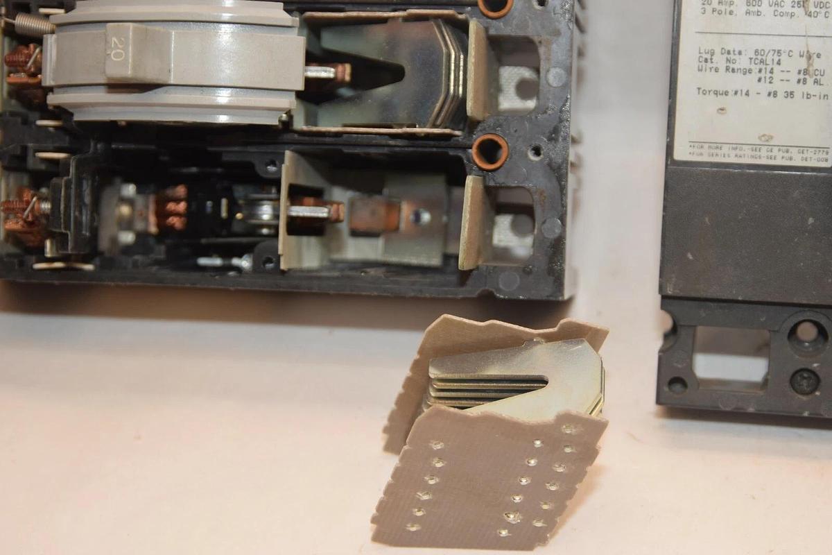 Refurbished GE GENERAL ELECTRIC TED136020 20A 20 Amp A 600Vac Circuit Breaker