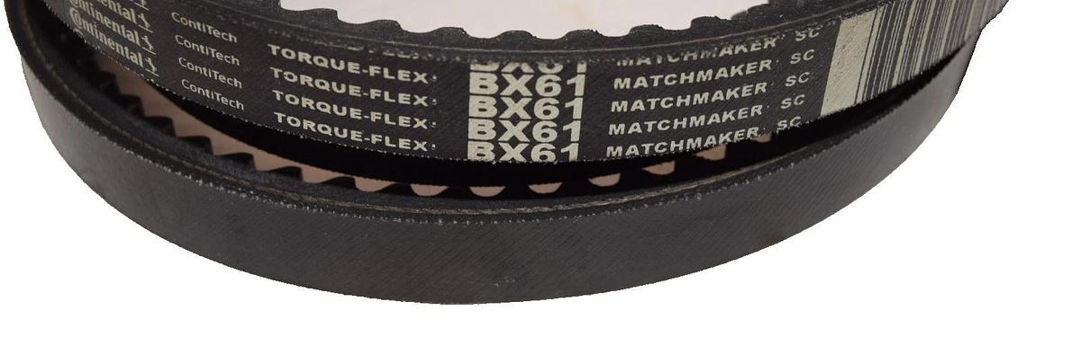 Continental Cogged Belt V-Belt BX61 Torque-Flex ConiTech Matchmaker BX-61 (New)