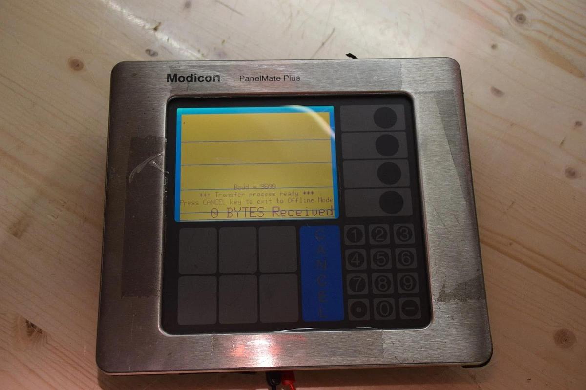 Used MODICON AEG MM-PM10-20S 92-00759-01 PanelMate Plus