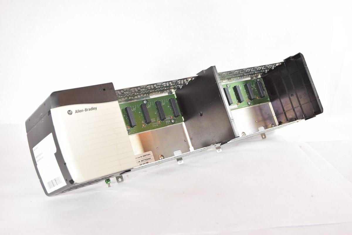 Used ALLEN BRADLEY 1756-A13 Ser. B 13 Slot Chassis W/ 1756-PA72/C Power Supply