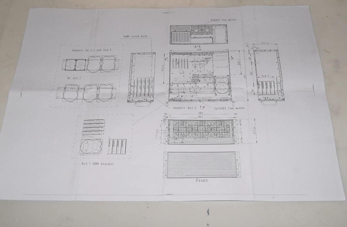 N442L Rack Mount Server Chassis Case (New)