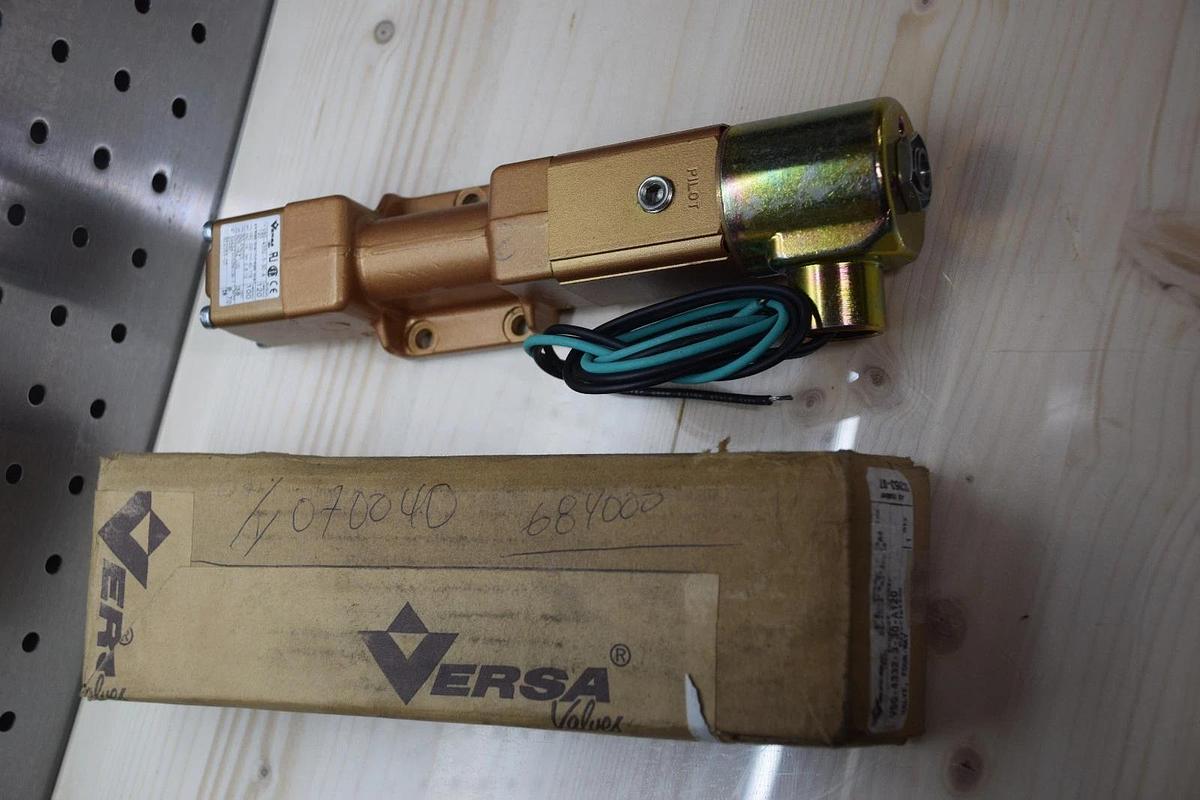 VERSA VSG-4332-3-30-A120 VSG4332330A120 1/4" 4-WAY SOLENOID VALVE NEW