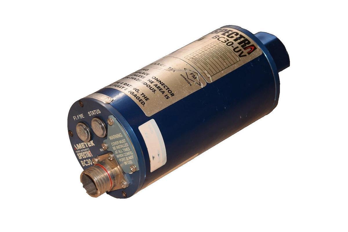 Used AMETEK Spectra  Flame Sensor BC30-UV BC30 BC30UV  VER 1.44