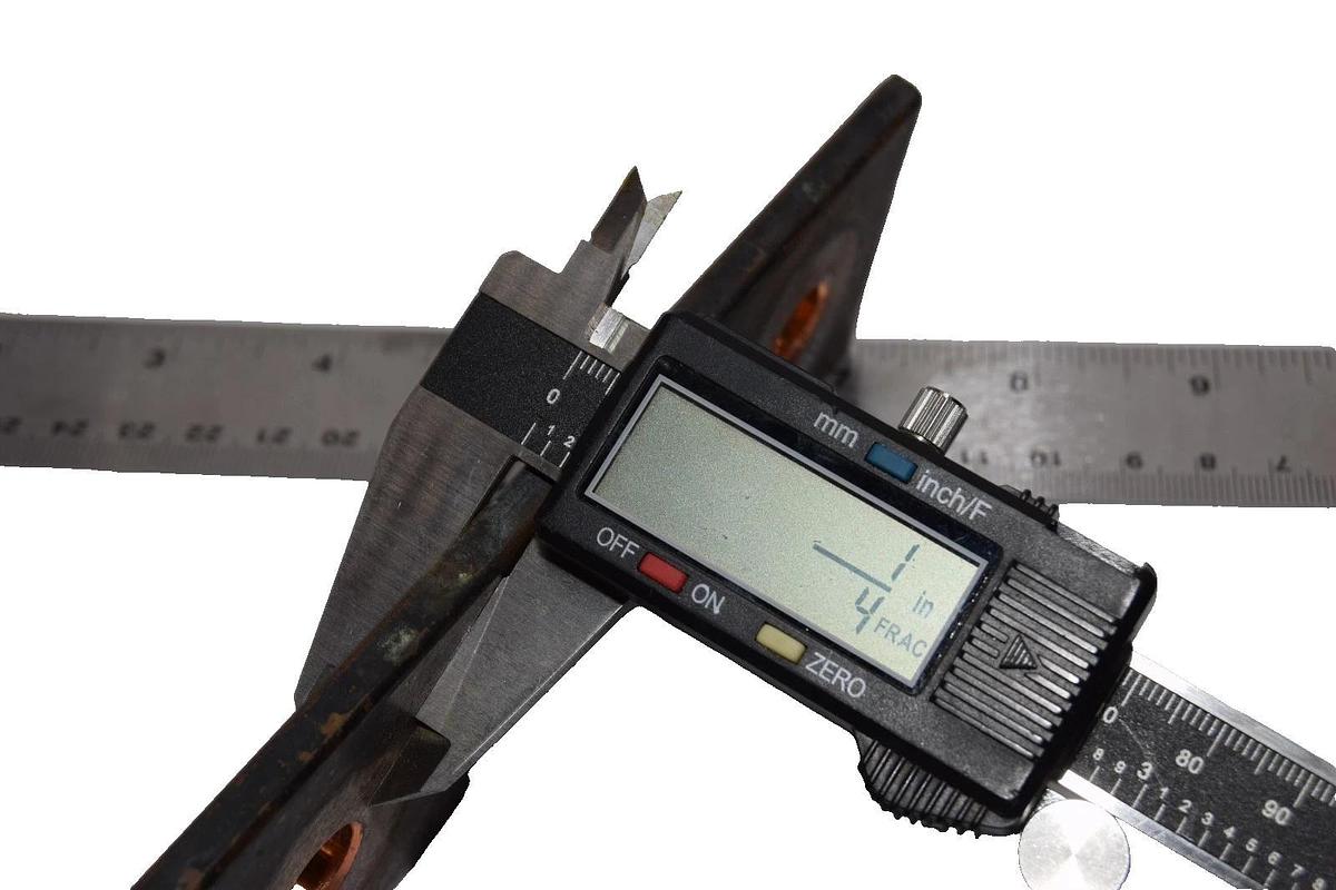 Used Buss Bar 10" x 2" x 1/4" Copper