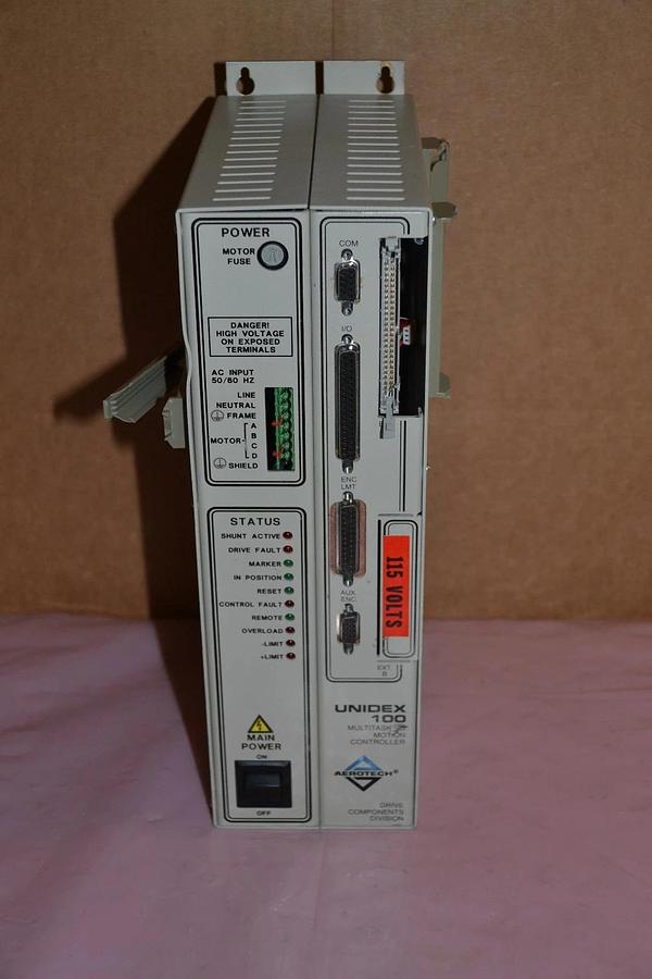Used AEROTEC UNIDEX 100 ES13871-1 REV B 115V 3A MULTITASKING MOTION CONTROLLER