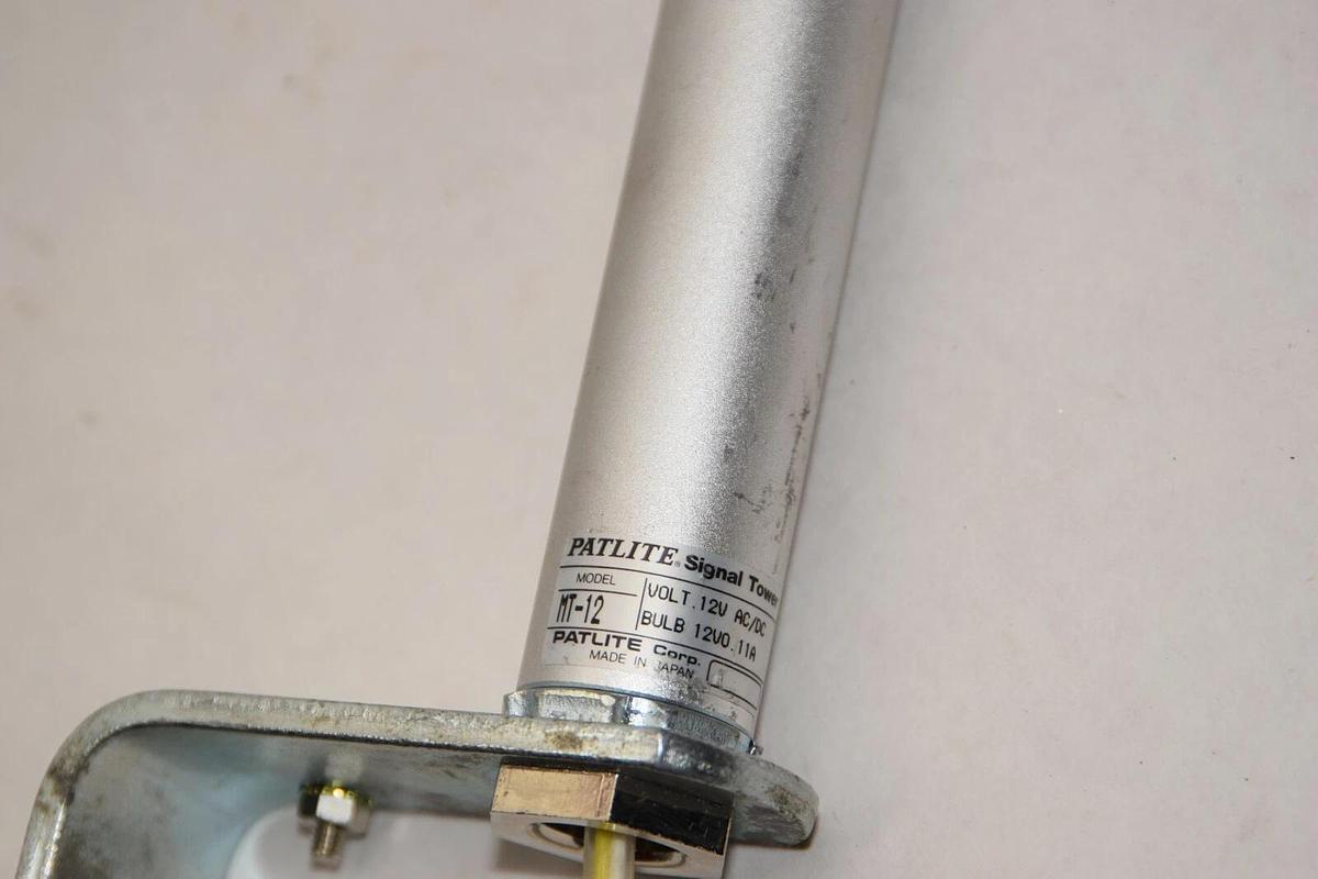 (NEW) PATLITE MT-12 12V ac/dc Light Tower / Signal Tower Red