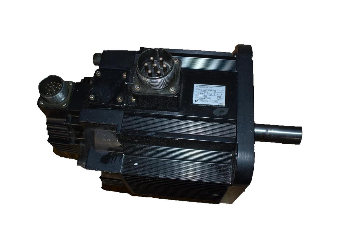 Used Yaskawa SGMG-30ASABC AC Servo Motor. Rpm:1500, Nm-18.6 2900W