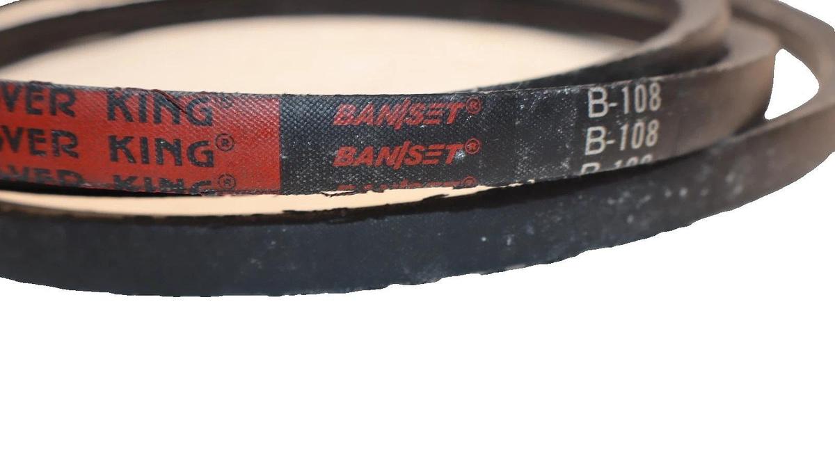 Bando Power King B-108 V-Belt Ban/Set Static Conductive Vbelt B108 (New)