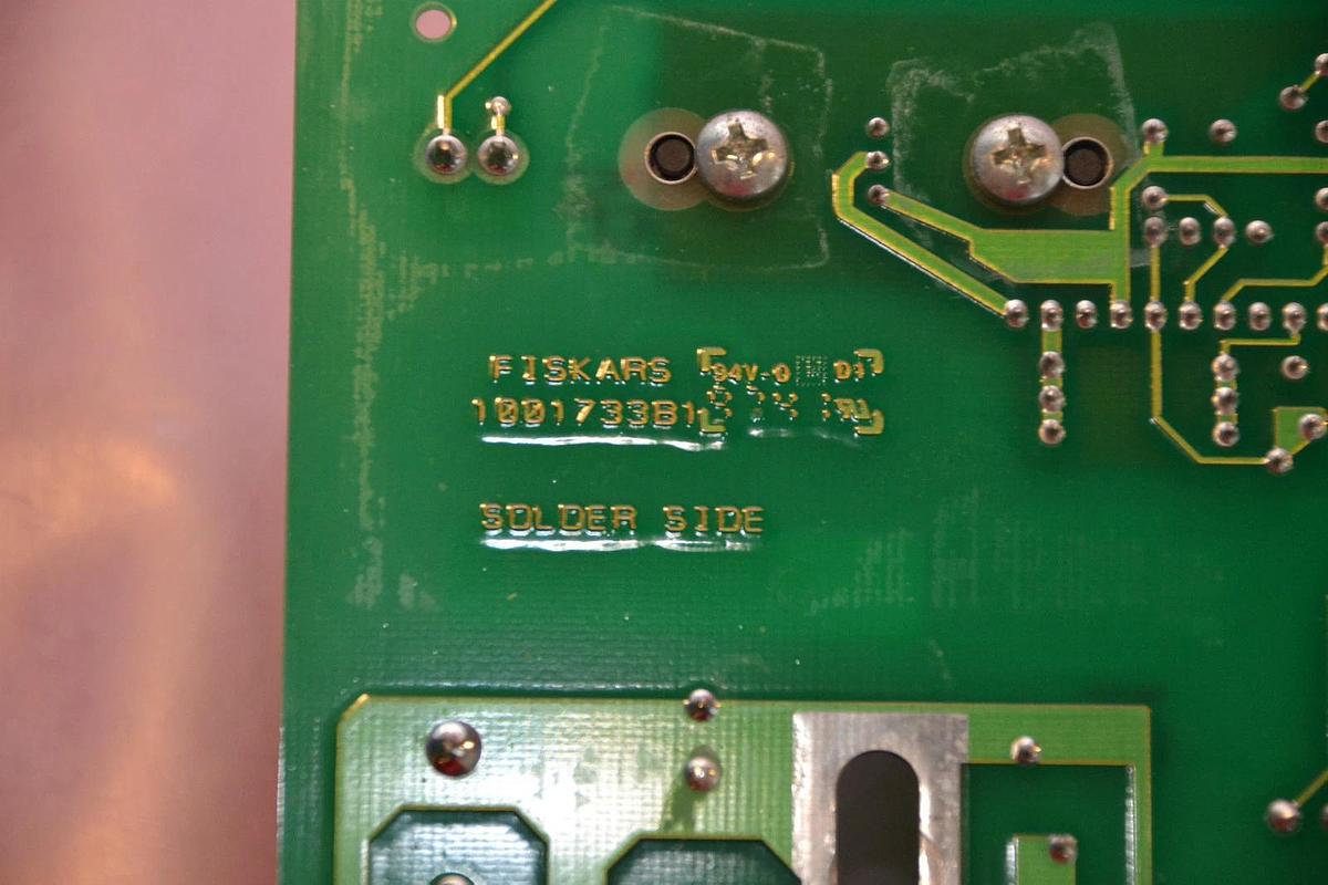 Used FISKARS CIRCUIT BOARD CARD 1001733B1 9803 A5 SN 2613 1001696GI