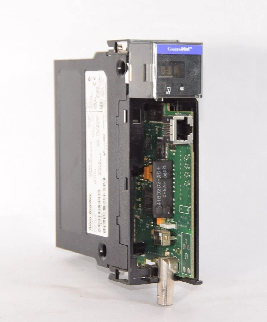 Used Allen Bradley 1756-CNB/E 1756-CNB Ser E Control Net Comm. Bridge *No Cover