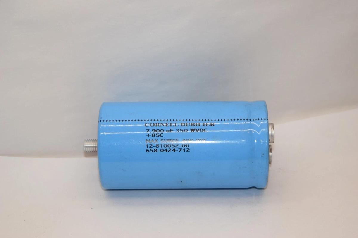 (NEW) CORNELL DUBILIER 12-810052-00 7,9000uf 350WVDC Capacitor