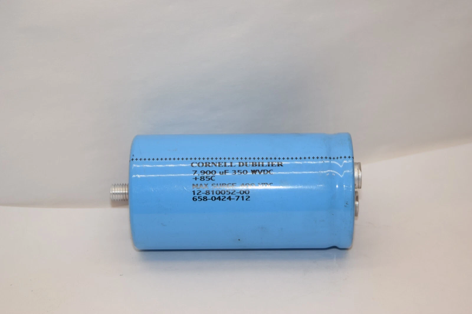 (NEW) CORNELL DUBILIER 12-810052-00 7,9000uf 350WVDC Capacitor