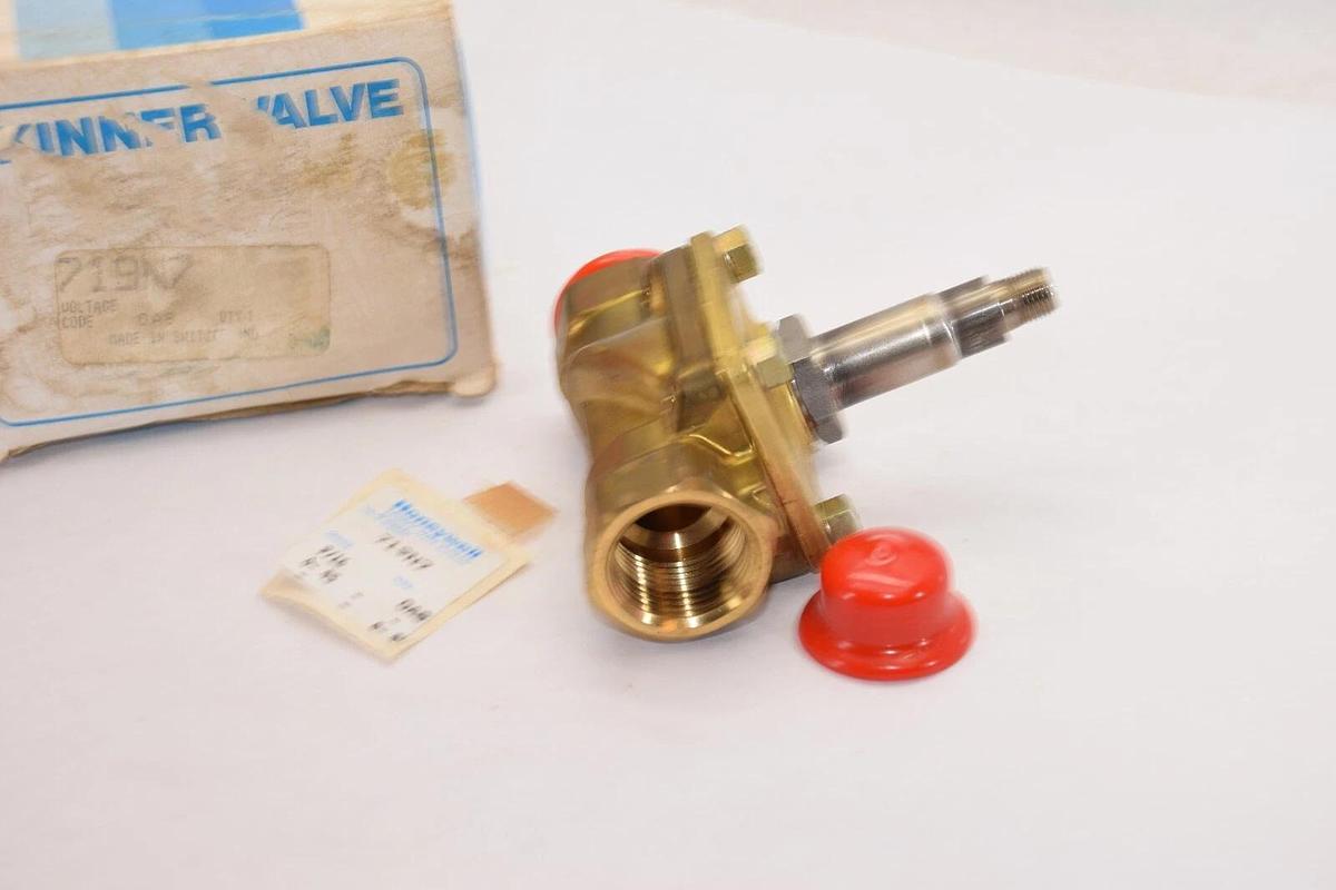 (NEW) HONEYWELL / SKINNER 719N7 2-way Valve 9/16" orifice