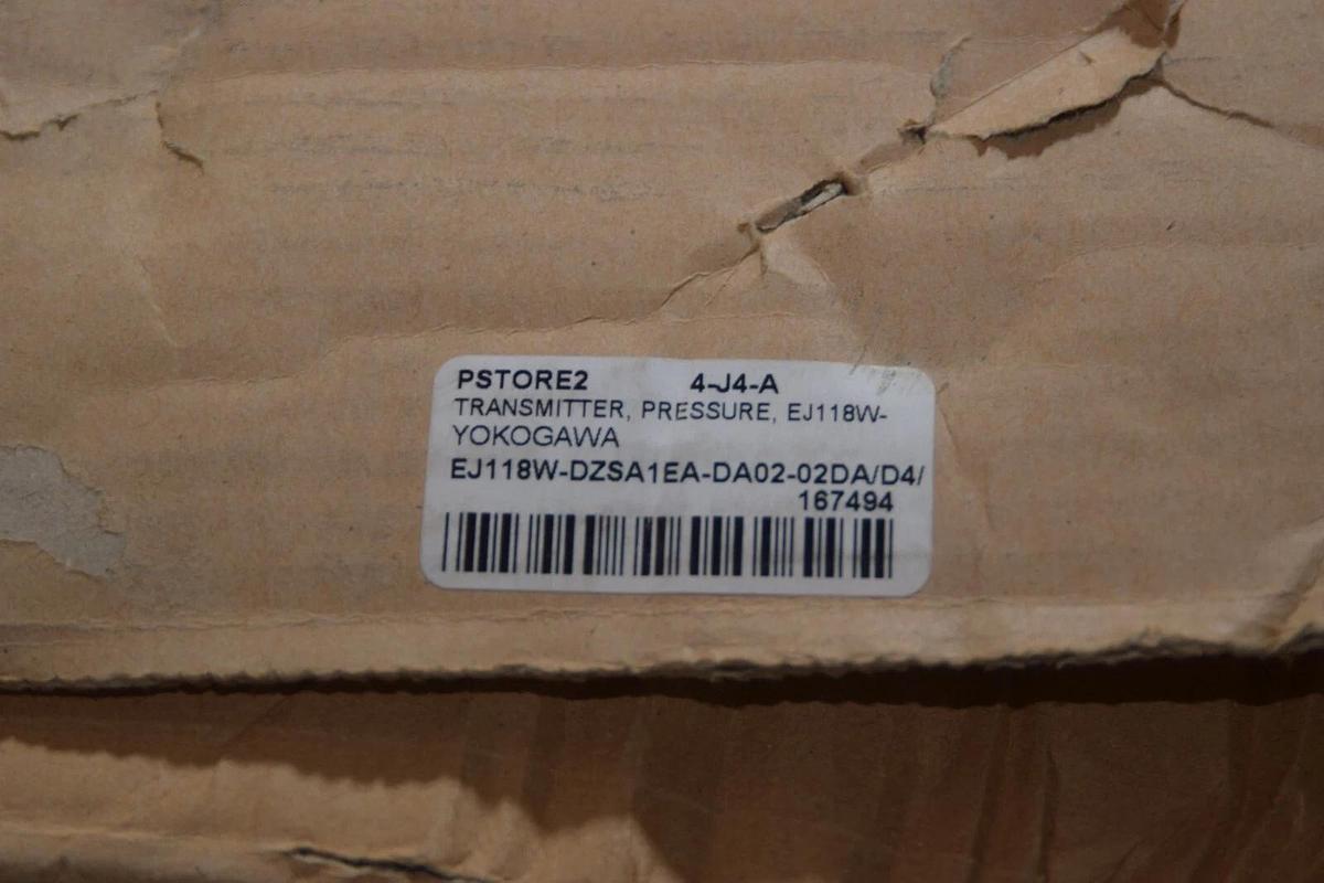 Yokogawa Diaphragm Sealed Diff Pressure Transmitter EJ118W-DZSA1EA-DA02-02DA/D4