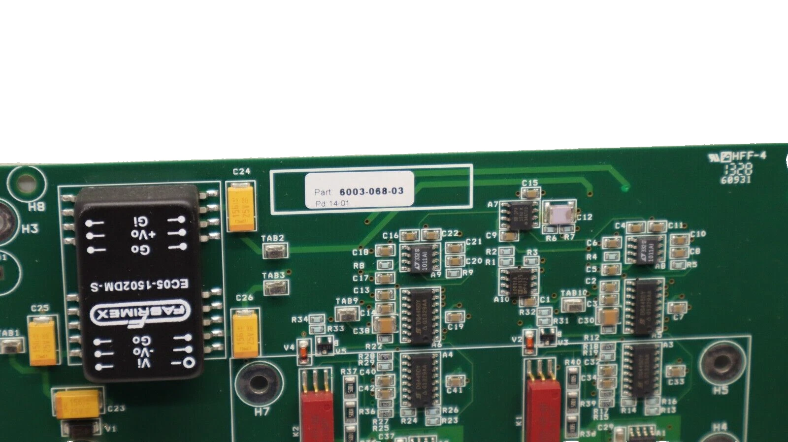 SIEMENS / VITAL SCIENTIFIC 6003-068-03 , 3367-098 Photometer Board / Card