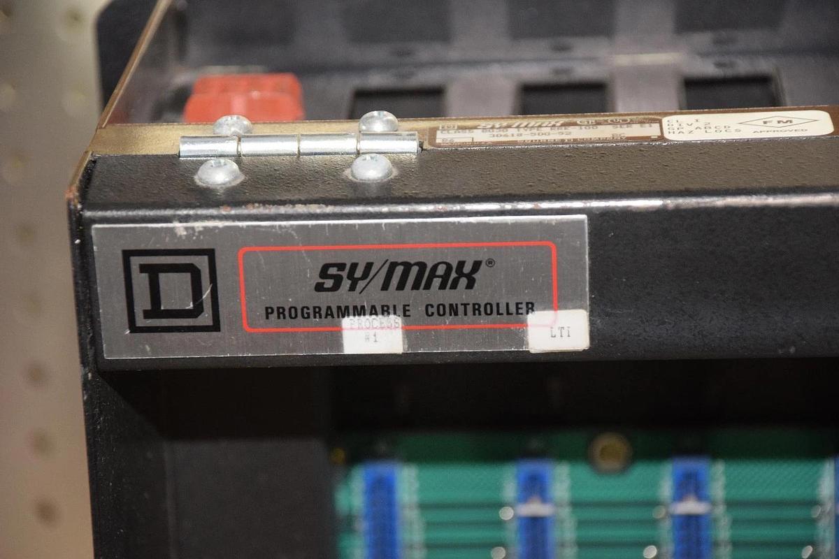 Used SQUARE D 8030 RRK-100 SER.E1 SY/MAX RACK ASSY 5-SLOT 30618-500-52