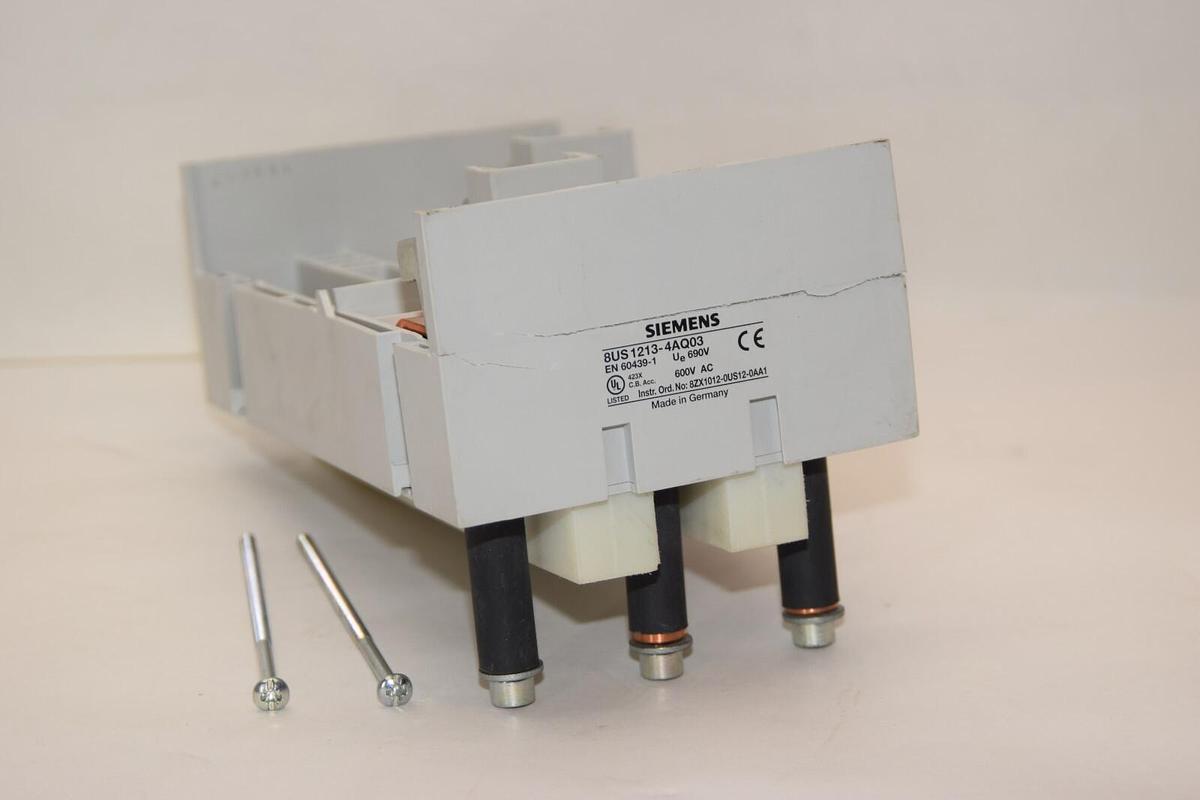 Used Siemens Busbar Adapter for Breaker 8US1213-4AQ03 8US12134AQ03 690v 600vac