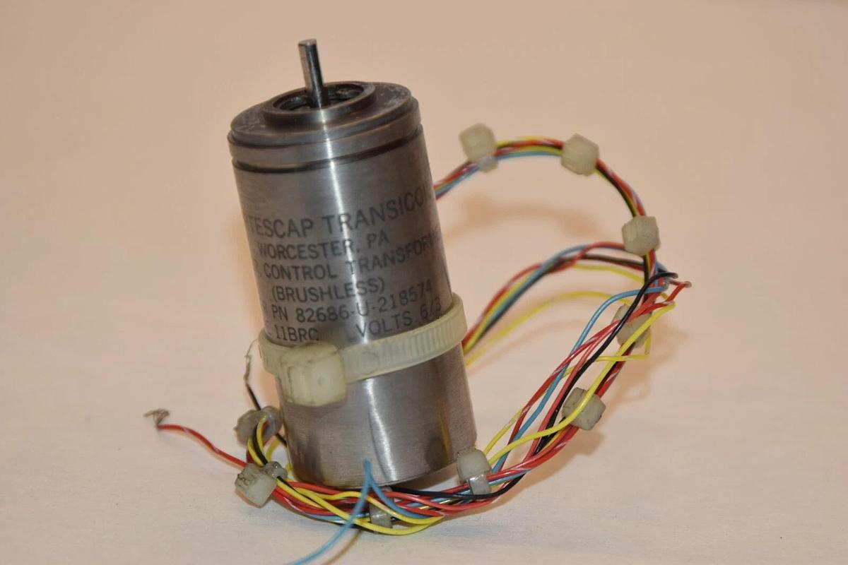 Used PORTESCAP TRANSICOIL 82686-U-218574 TYPE 11BRC 6/3V BRUSHLESS  RESOLVER