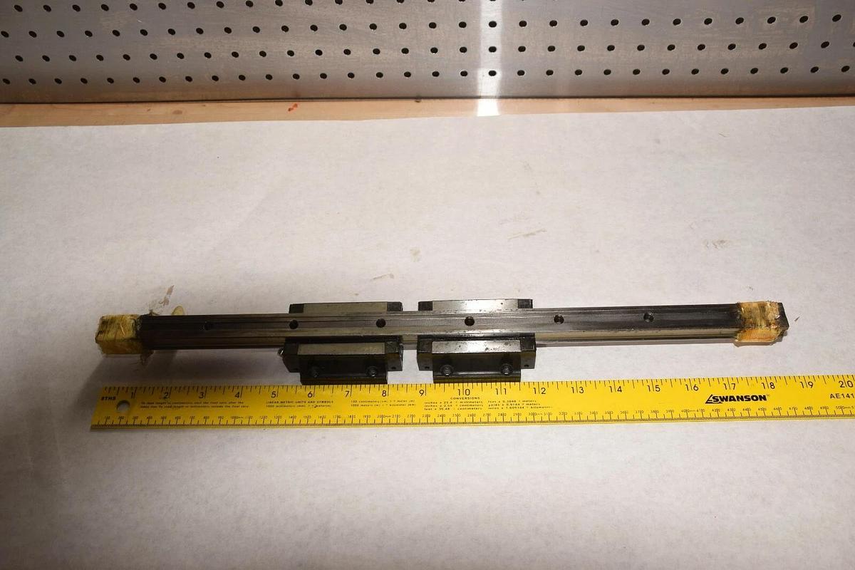 Used THK Linear glide rail " bearing THK Rail A2C 487 SHS20C 2C096