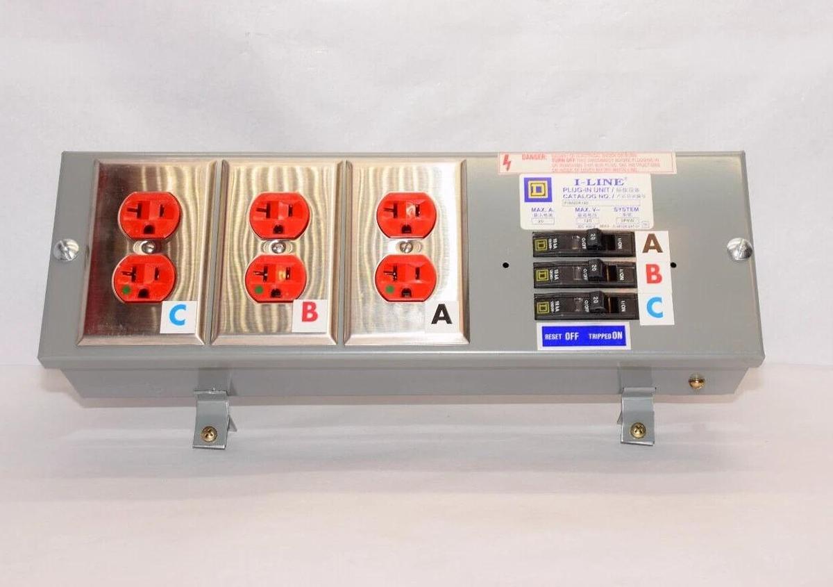 SQUARE D PINQOR120  I-Line 100A 100 Amp Busway Plug In Unit 120v 3P4W (NEW)