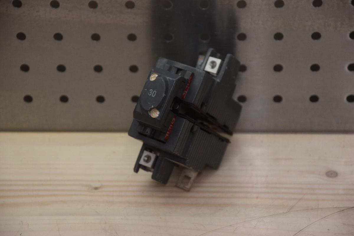 Used Unique breakers, 2 Pole Pushmatic Circuit Breaker  UBIP 30 Amp 30A 30 A