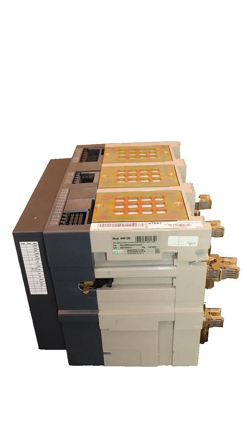 Refurbished Square D Masterpact Breaker NW12N 1200A WG1CBR33A9SXFXXXXX Micrologic 5.0 1000A