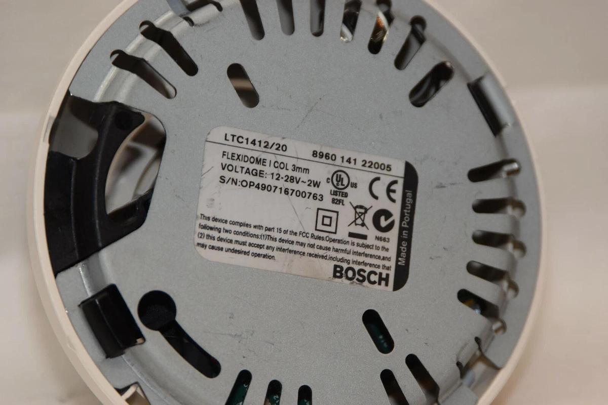 Used BOSCH LTC1412/20 12-28V 2W Flexidome Security Camera