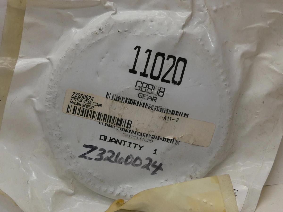 (NEW) BOSTON GEAR GB80B 11020 80 Teeth 3/4" Bore Gear