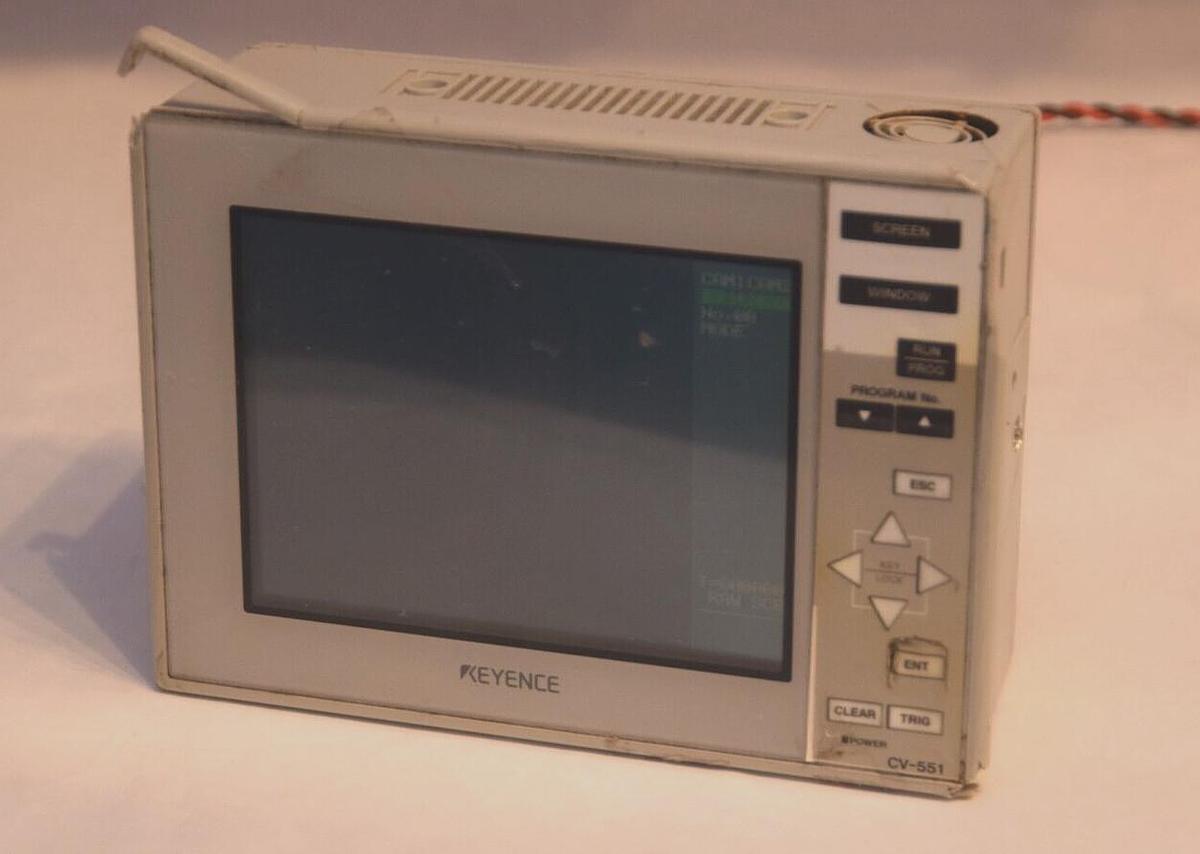 Used KEYENCE CV-551 Operator Interface Display Panel *As-is*