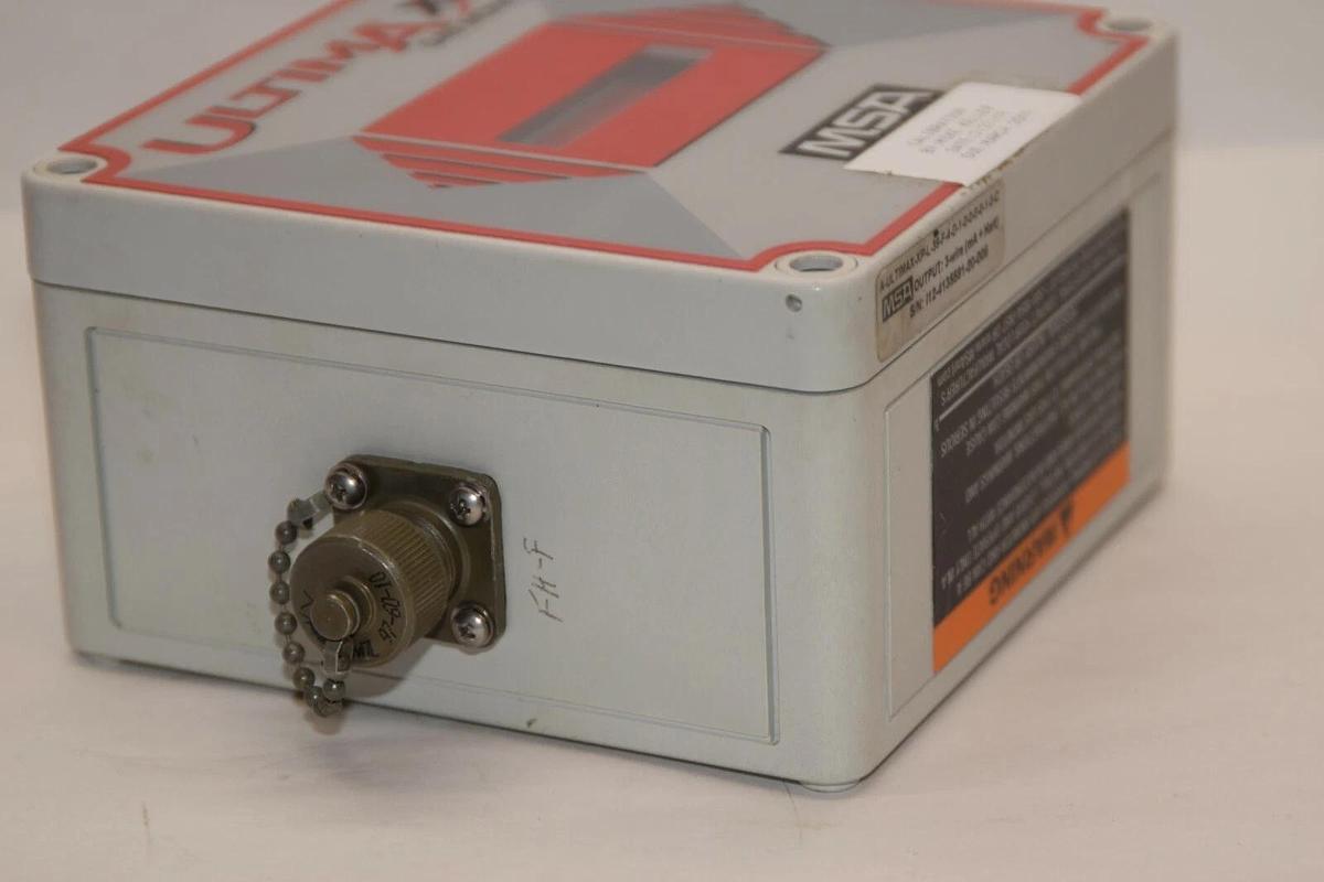 Used MSA A-ULTIMAX-XP-L-39-F-4-D-1-0-0-0-0-1-0-C 3 Wire Gas Monitor