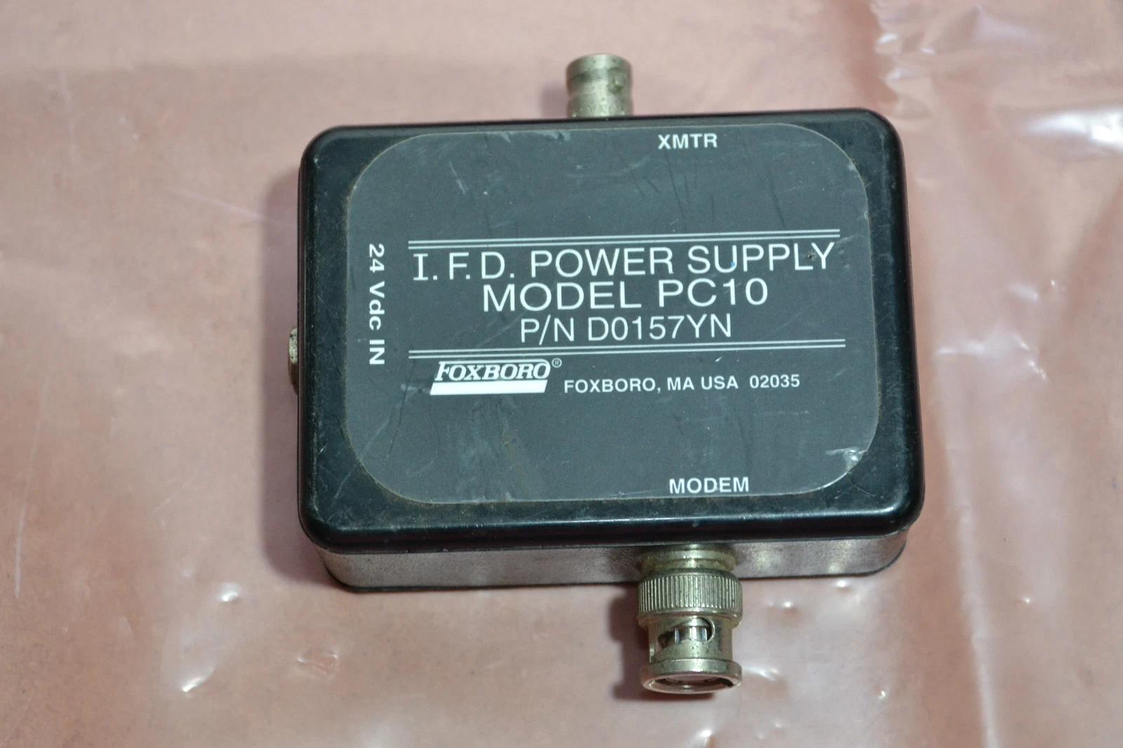 Used FOXBORO PC10 I.F.D. POWER SUPPLY MODEM D0157YN