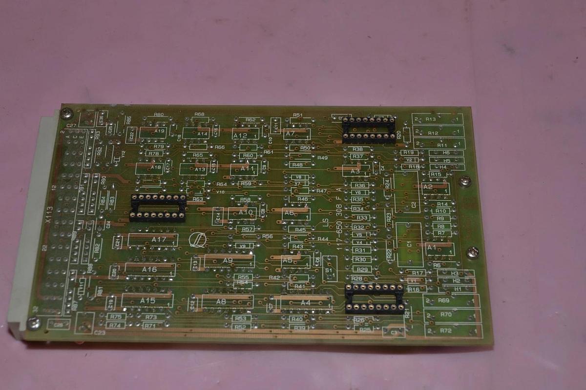Used SCHLAFHORST ELECTRONICS 117-655 914 117655914 ANALOG BOARD