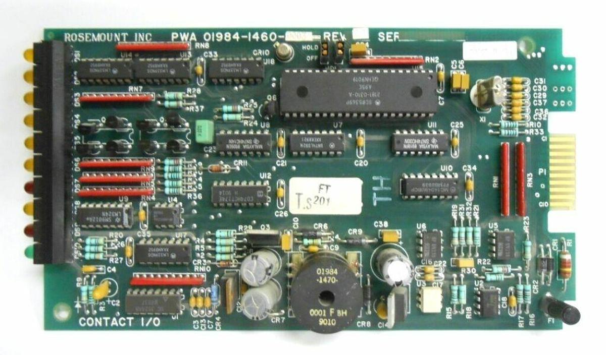 Used FISHER ROSEMOUNT POWER SUPPLY BOARD PWA 01984-1460-0003 0198414600003 REV. G/U