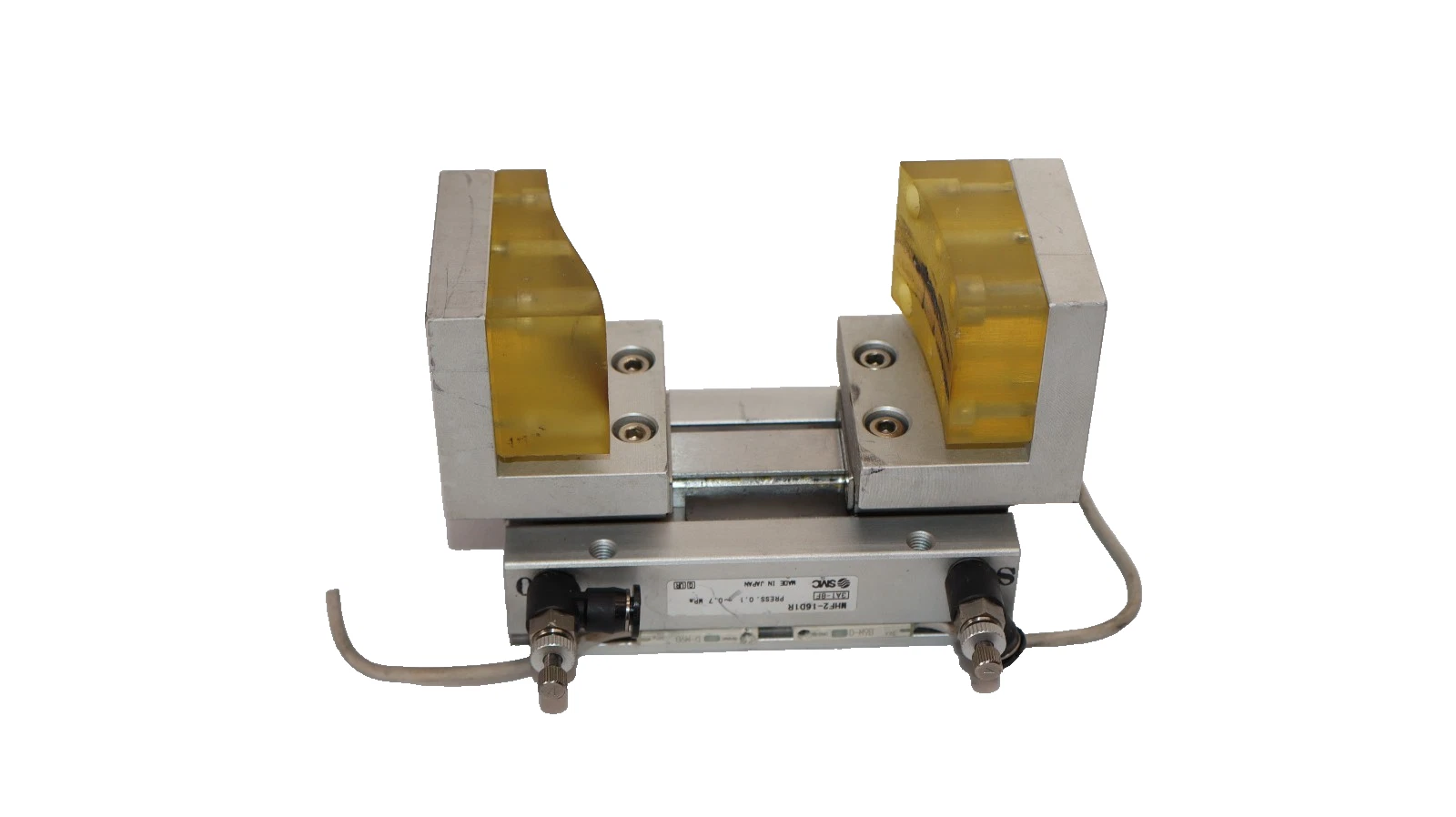 Used SMC MHF2-16D1R , MHF216D1R 0.1-0.7MPa Low-Profile Gripper Air Cylinder