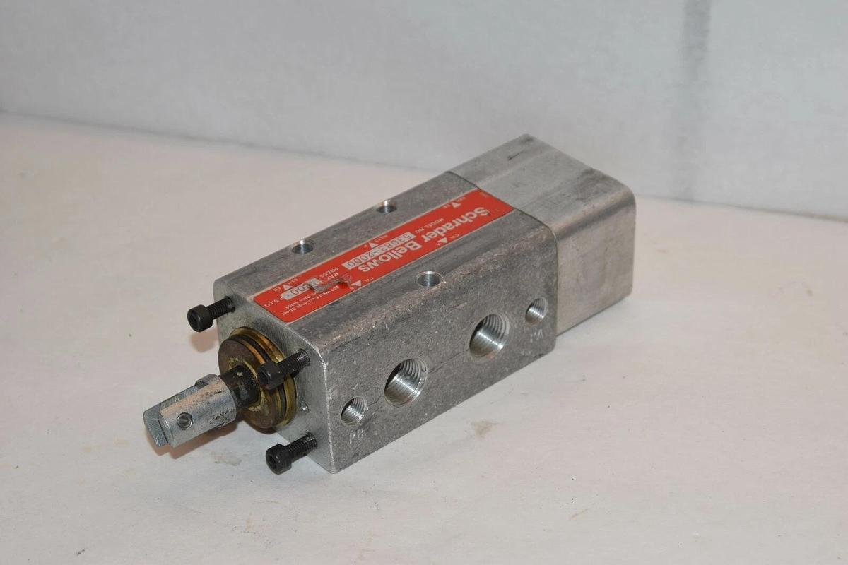 Used SCHRADER BELLOWS Lever Operated Air control Valve  53083-2000 53083 2000