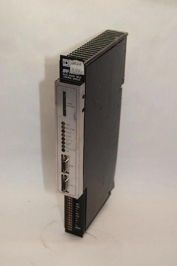 Used SQUARE D PERTRON SY/MAX RMWC 3844 Rack Mount Weld Controller 3844-002 8994 sys80