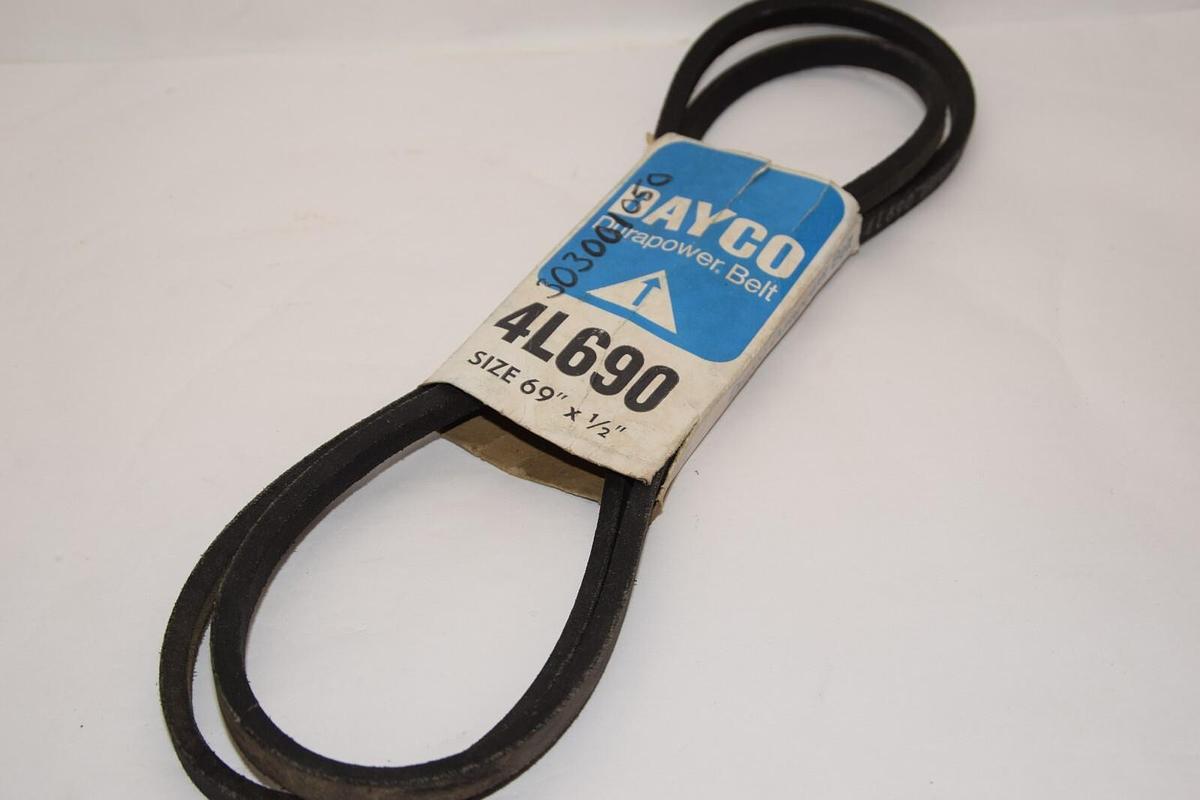 DAYCO Durapower Belt V-Belt 4L690 69" x 1/2" Made in USA  (NEW)