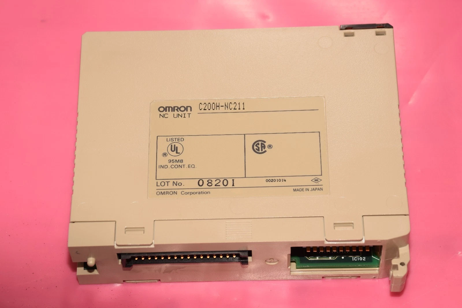 Used Omron Module NC Unit, C200H-NC211, NC211