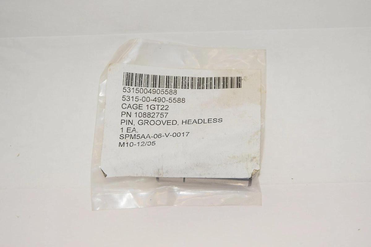 (NEW) NSN 5315-00-490-5588 5315004905588 Pin Grooved Headless