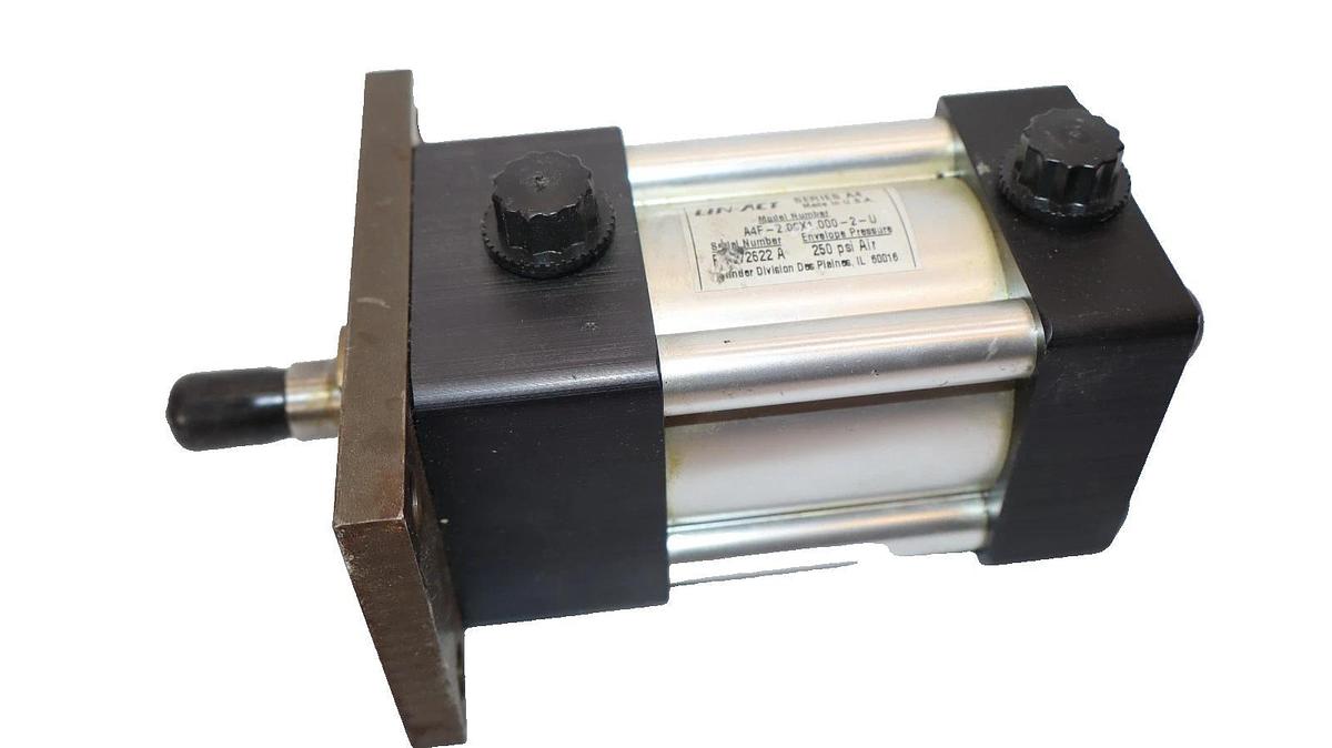 Lin-Act Pneumatic Cylinder A4F-2.00X1.000-2-U 250psi Series A4 (New)