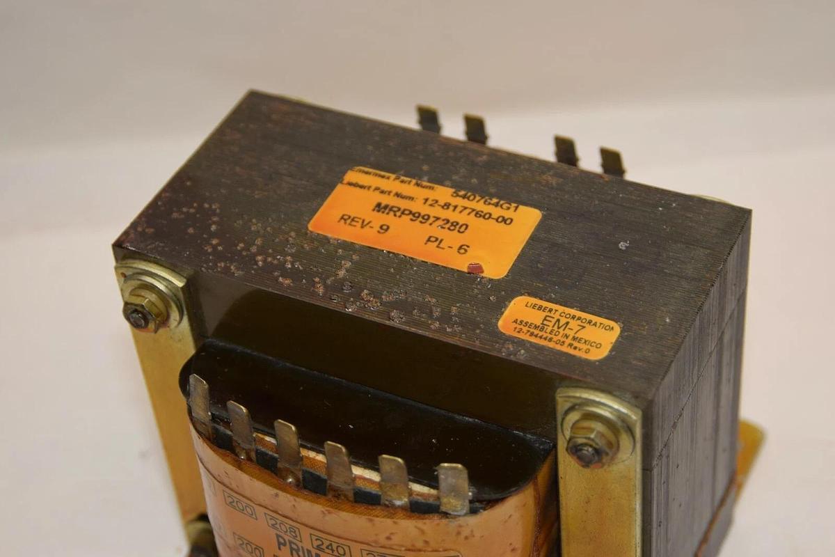 (NEW) EMERMEX / LIEBERT 540764G1 12-817760-00 MRP997280 EM-7 0-300V Transformer