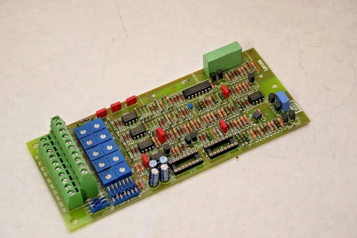 Used LENZE 2052 ANALOG BOARD CARD